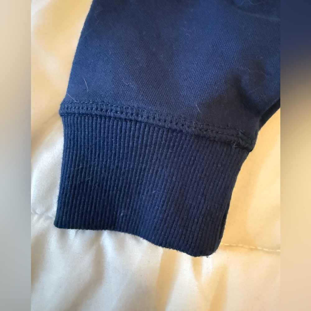 Tommy Hilfiger Kids Navy Zip-Up Sweater size medium 12/14 - Picture 6 of 7